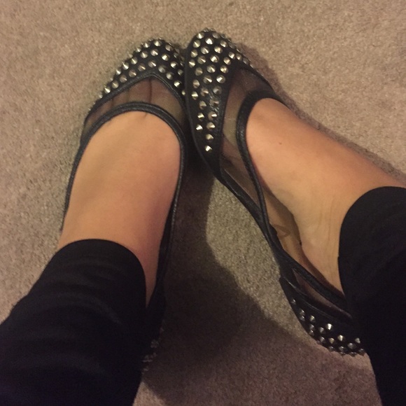 F21 Studded Flats