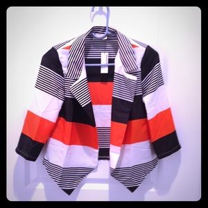 Moss multicolor striped lightweight cardigan