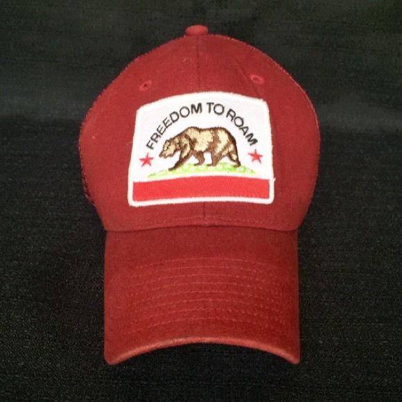 Patagonia Mesh back Hat/ Maroon Red/ Adjustable