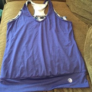 Purple workout tank-Size S