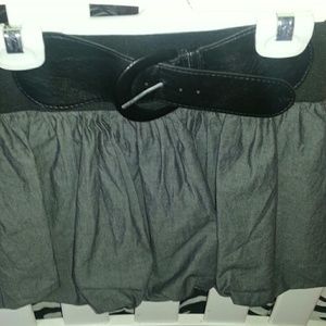 Gray and Black skirt