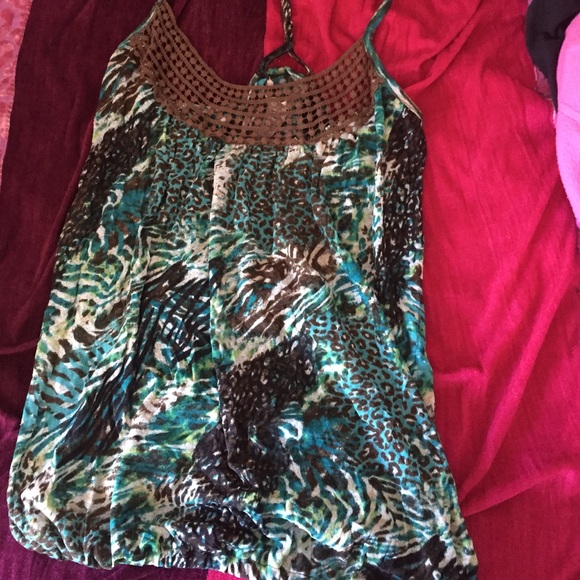 American rag multi printed tank top - Picture 1 of 2