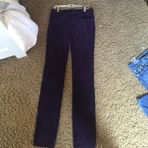 Corduroy plum colored jeans