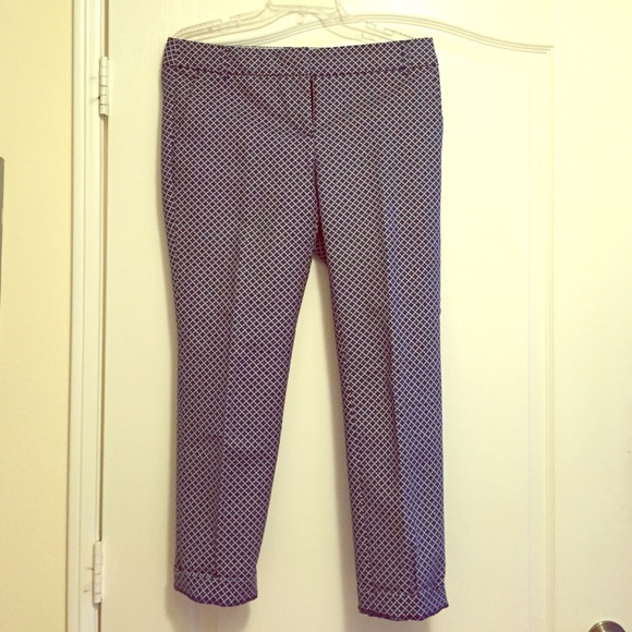 Printed tailored pants from Cynthia Rowley