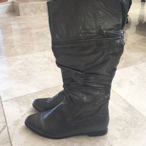 NEW Shiny Metallic Boots