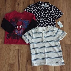 3T boys shirt bundle of 3