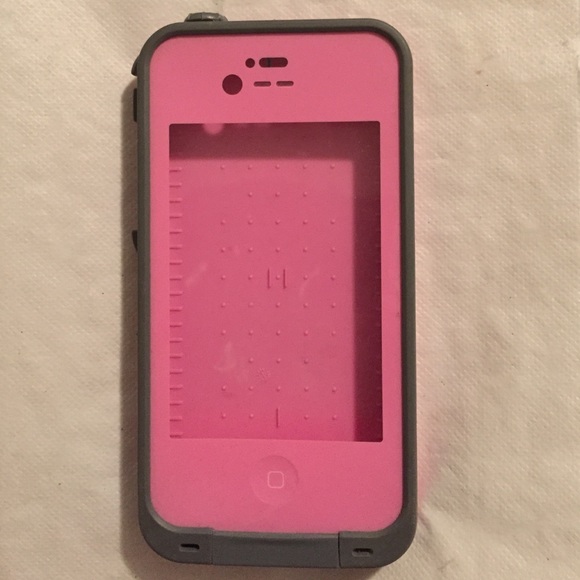 iPhone 4 lifeproof pink