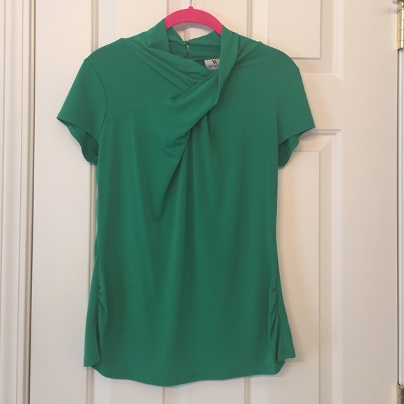 Green Worthington stretch top