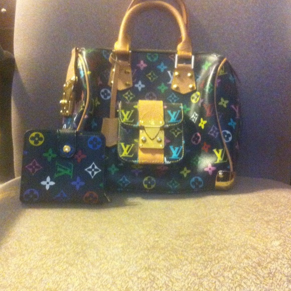 Louis Vuitton handbag with wallet