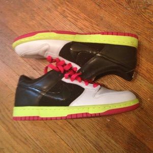 Nike Dunk Sneakers Pink, Black and Grey