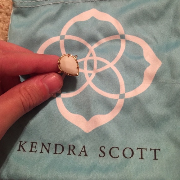 White Kendra Scott Ring