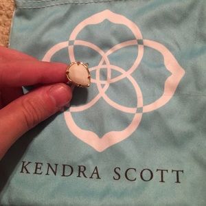 White Kendra Scott Ring