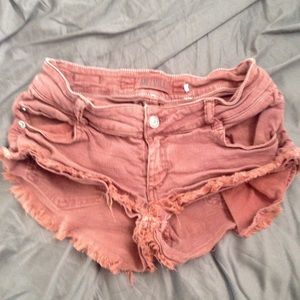 Rustic redish burgundy Brandy shorts