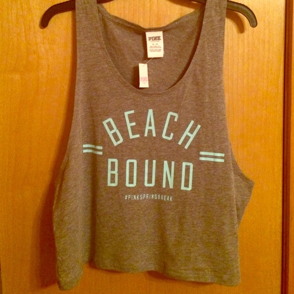 VS Pink muscle tank! Beach Bound Sz medium