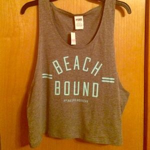 VS Pink muscle tank! Beach Bound Sz medium