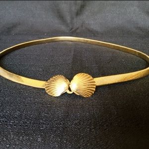 BELT/ Vintage Seashell Belt