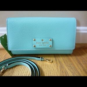 ✨Kate spade baby blue Natalie leather cross body