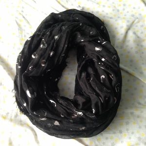 Black Juicy Couture Infinity Scarf