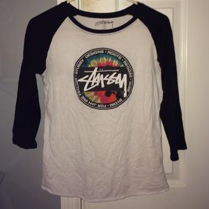 stussy baseball tee