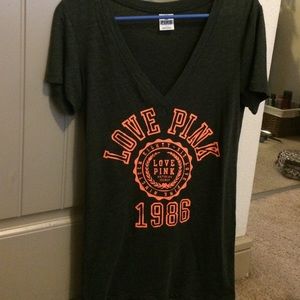 Pink Victoria's Secret vneck