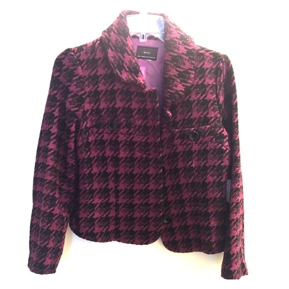 Purple Houndstooth Jacket