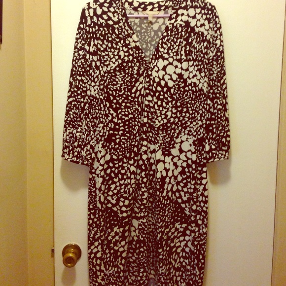 Banana Republic black and white dress