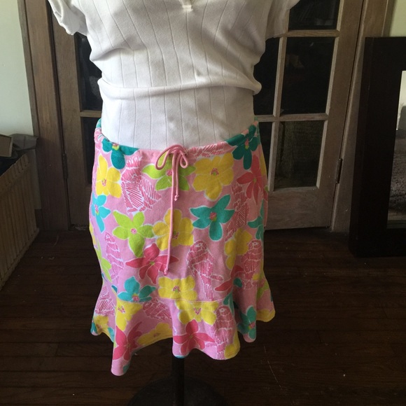 Lilly Pulitzer sz. 10 Terrycloth skirt new 🎈🎈🎈