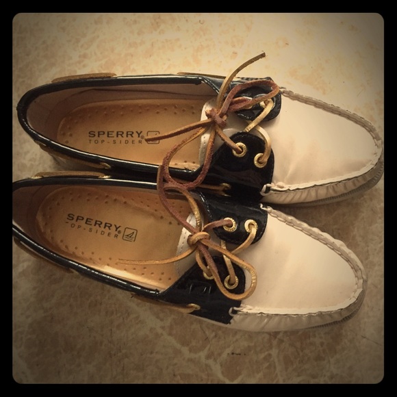Sperry top-sider 5.5 black & gold