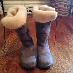 Grey Ugg Tall Boot
