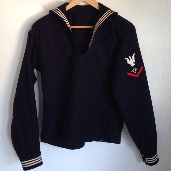 Vintage looking Navy service coat