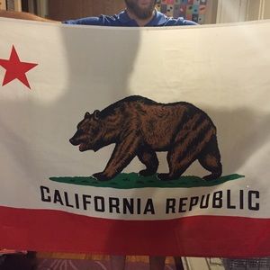 California Republic Flag Tapestry