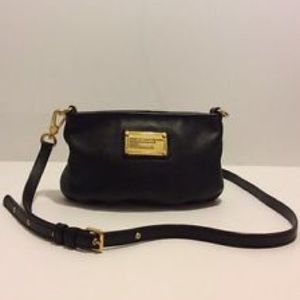 Marc Jacobs Black Percy Crossbody Purse