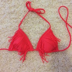 Pacsun pink/red bikini top