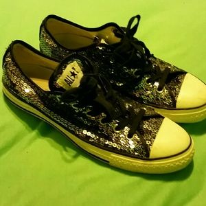Women's sequins converse
