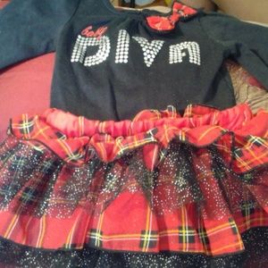 Two piece tutu outfit
