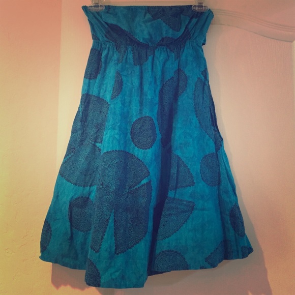 Short strapless Free People dress/tunic top