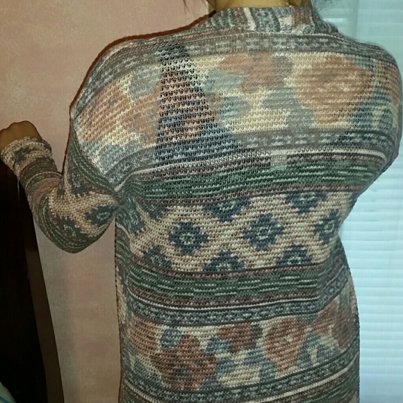 Colorful Aztec Cardigan - Picture 3 of 4