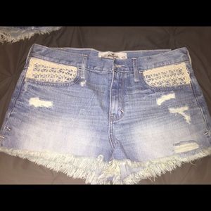 Hollister denim shorts