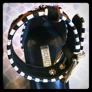 Schutz Leopard Wedge