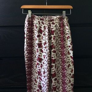 * RESERVED * Brandy Melville Flowy Floral Pants