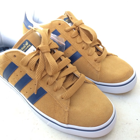 Adidas Other - Vulc Adidas Skateboarding Gold Shoes
