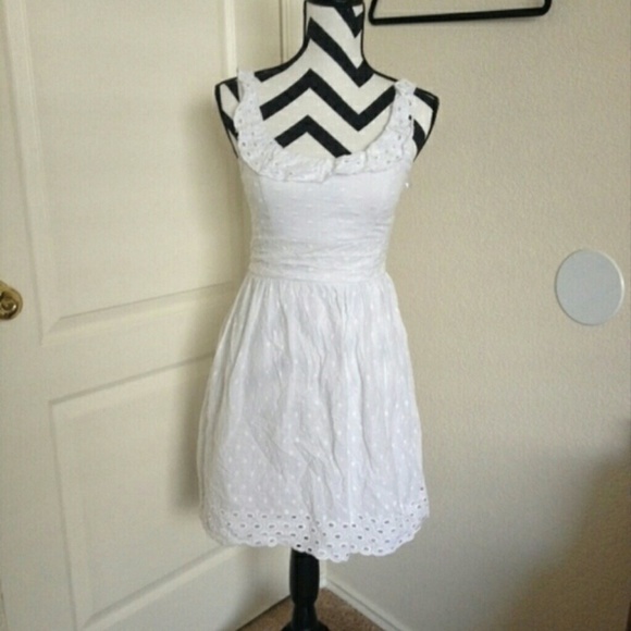 White cotton dress