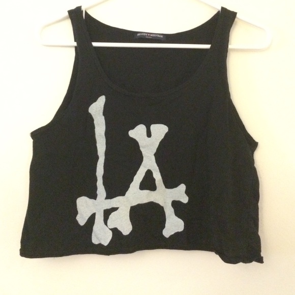 Brandy Melville LA bone crop top