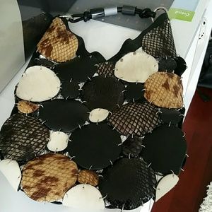 100% leather handbag