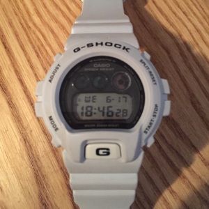 White G-Shock watch