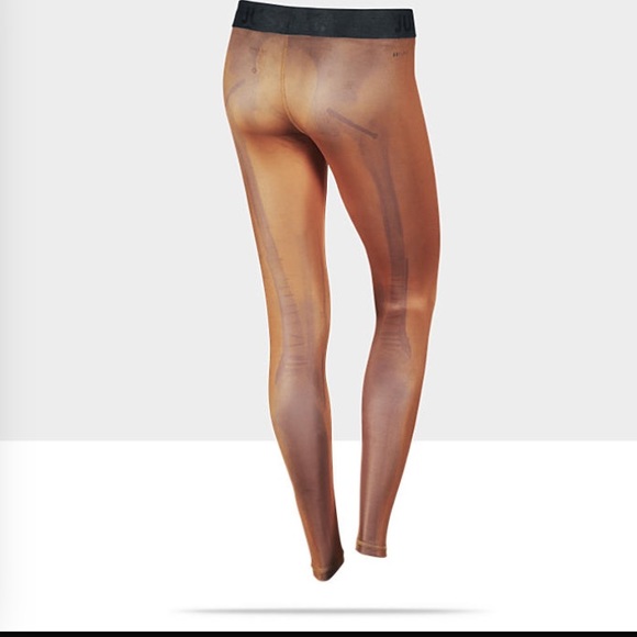 Nike Tight of moment Tights X-Ray leggings NTM bones skeleton RARE