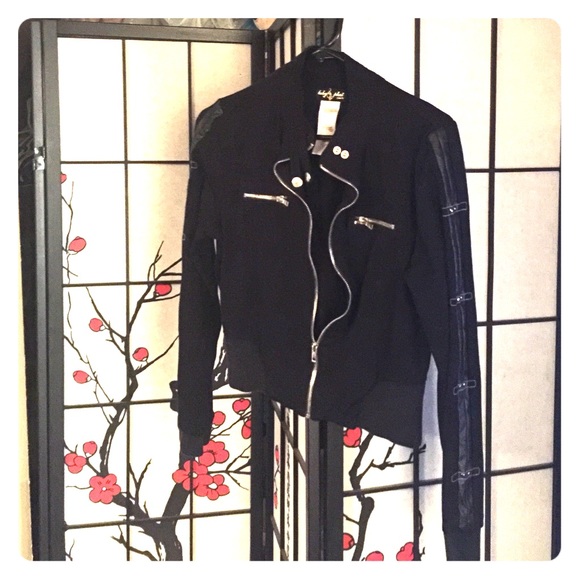 Black crop jacket