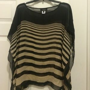 Talbots Silk Poncho