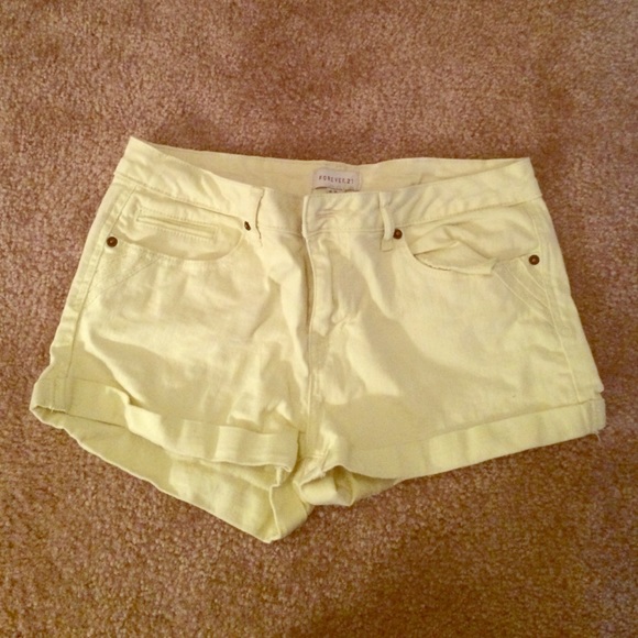 Yellow shorts