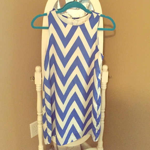 Boutique chevron dress size S